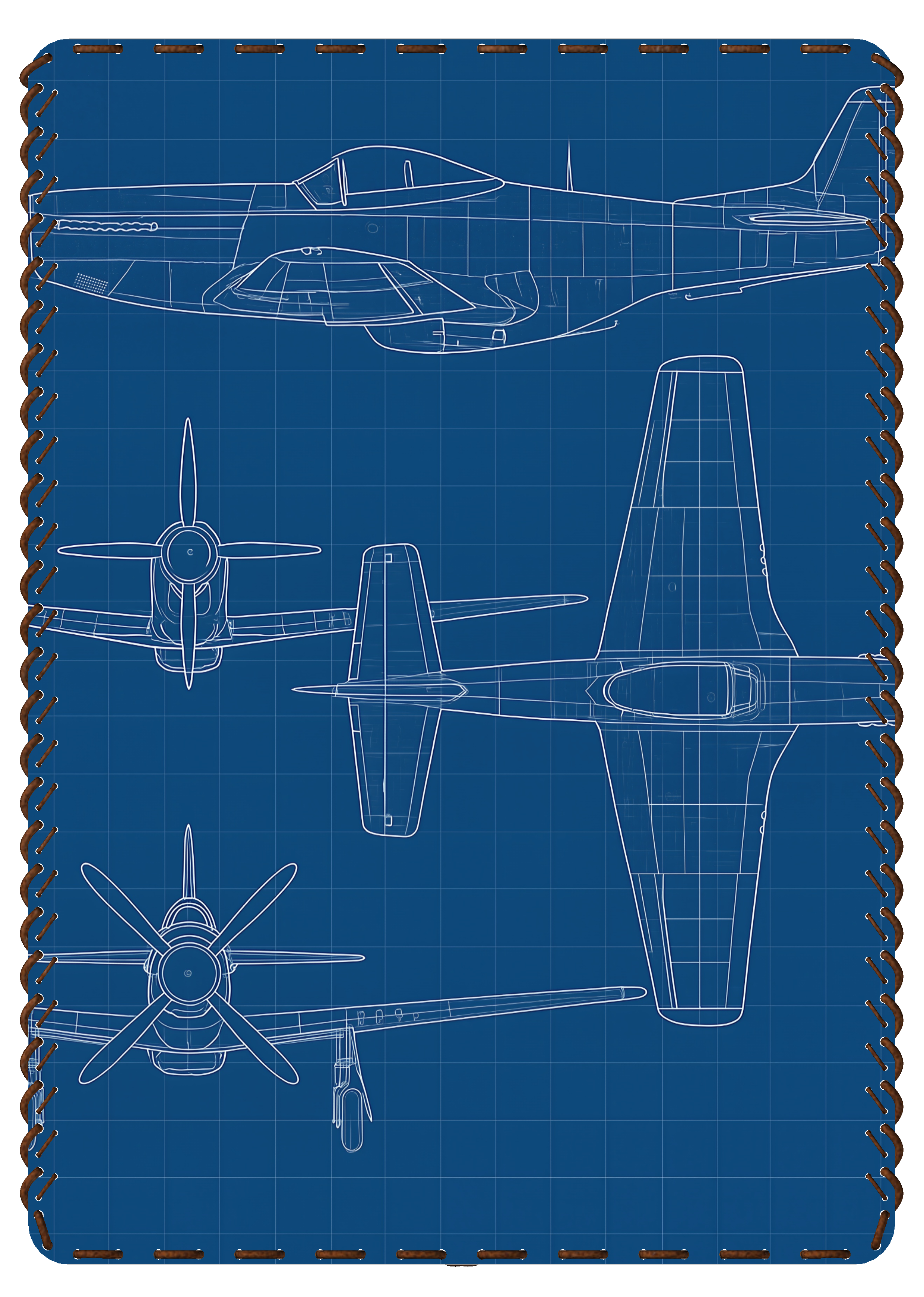 COLLECTION BLUE PRINT - #1100