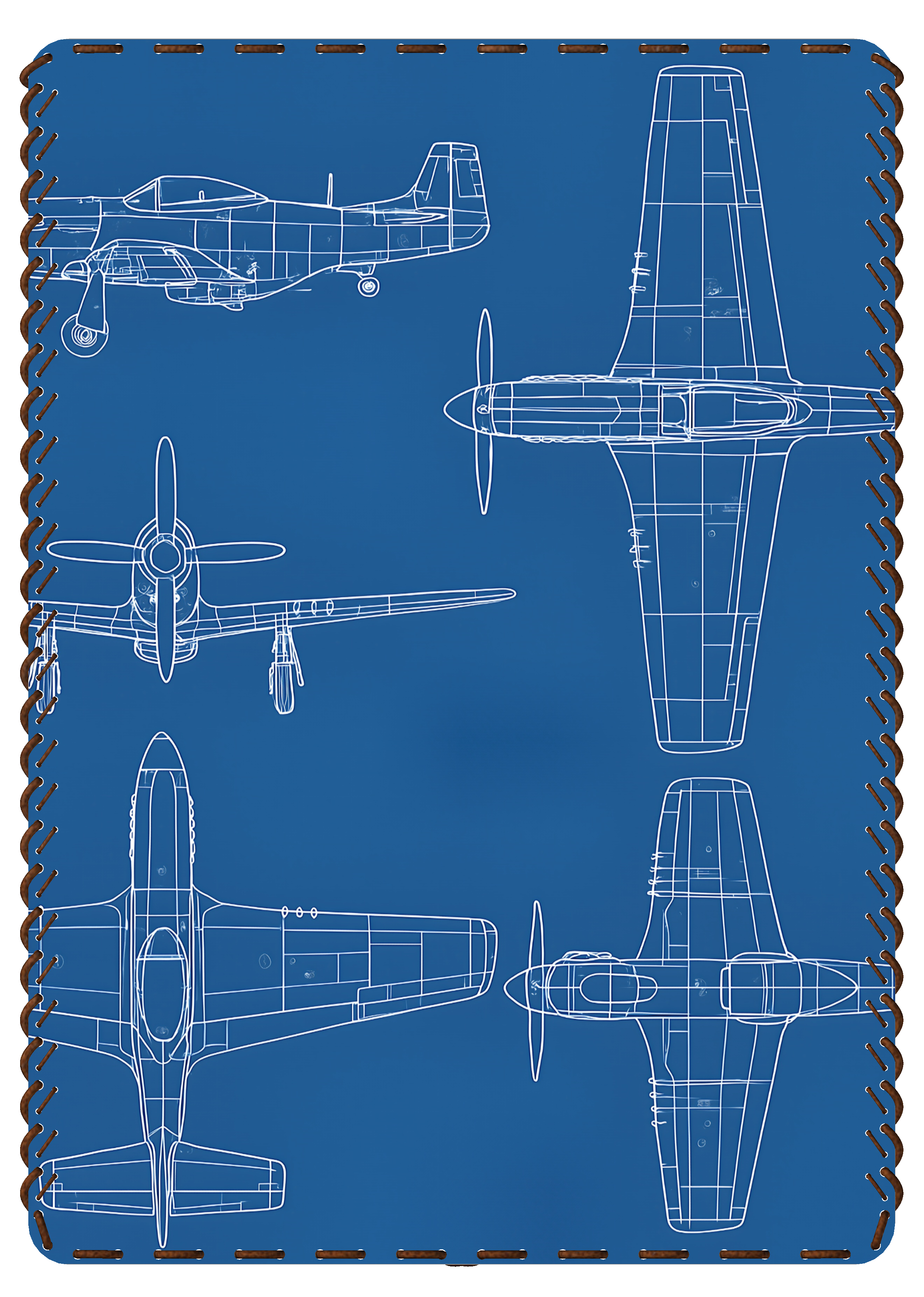 COLLECTION BLUE PRINT - #1104