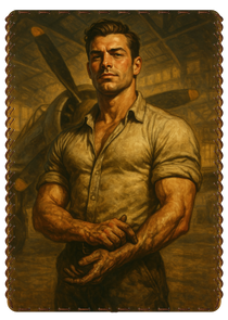 COLLECTION PIN-UP MALE - #1607
